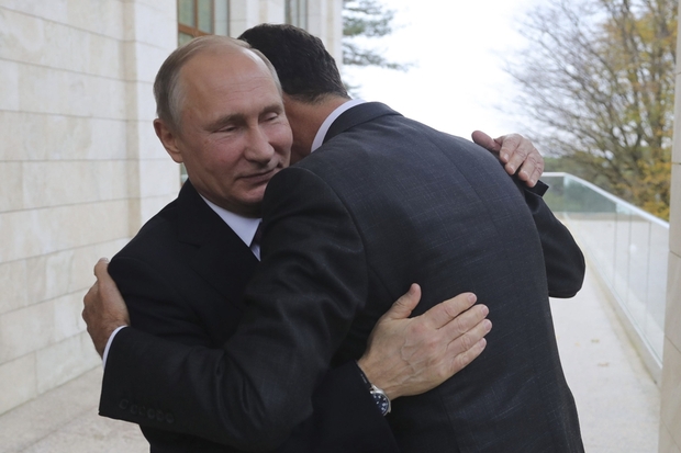 Russian President Putin meets with Syrian President al-Assad in Sochi